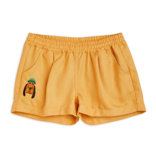 [minirodini] Bloodhound emb woven shorts - Beige