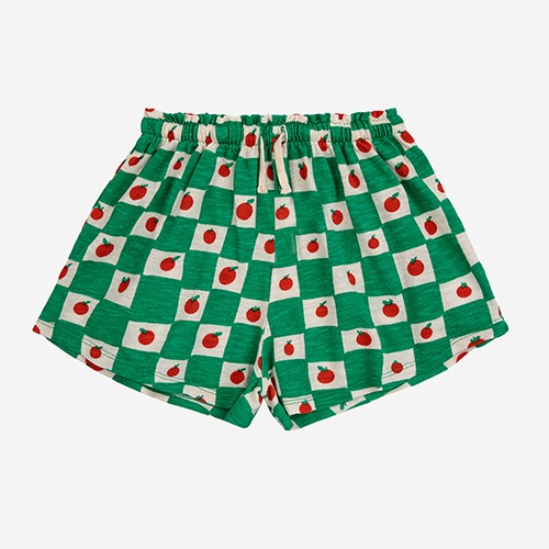 [bobochoses] Tomato all over ruffle shorts