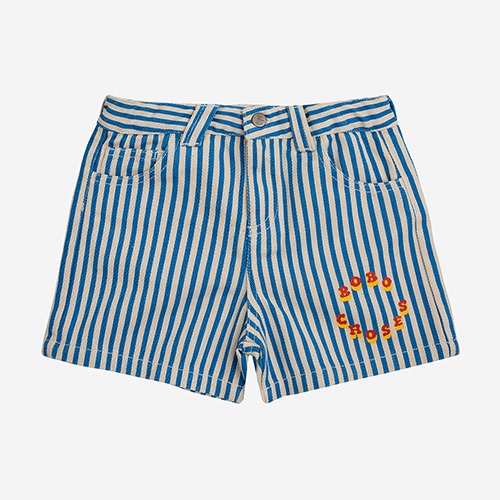 [bobochoses] Bobo Choses Circle stripes woven shorts