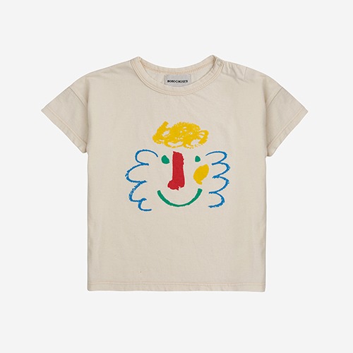 [bobochoses] Baby Happy Mask T-shirt - BABY