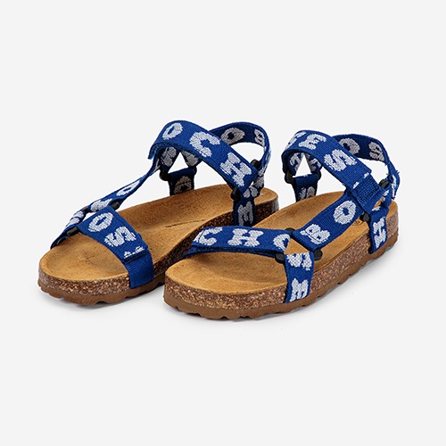 [bobochoses] Bobo Choses printed blue sandals