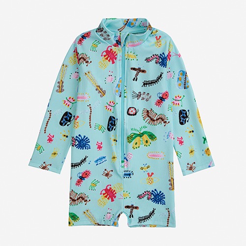 [bobochoses] Baby Funny Insects all over swim overall