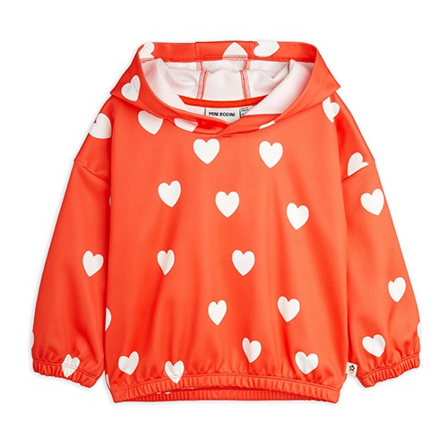 [minirodini] Hearts WCT hoodie - Red