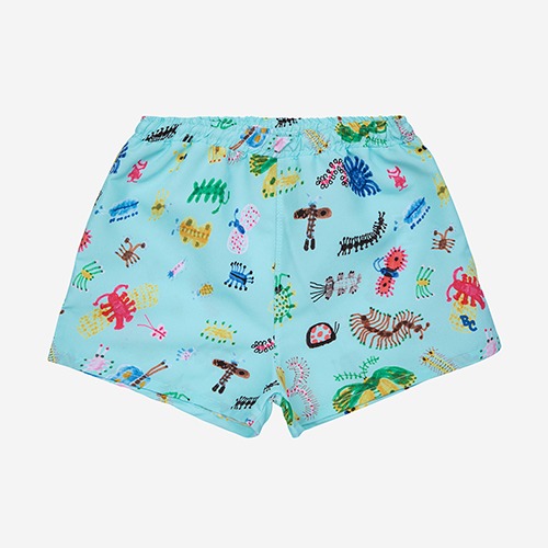 [bobochoses] Baby Funny Insects all over swim shorts