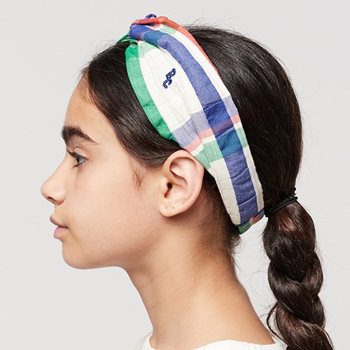 [bobochoses] Madras Checks woven headband