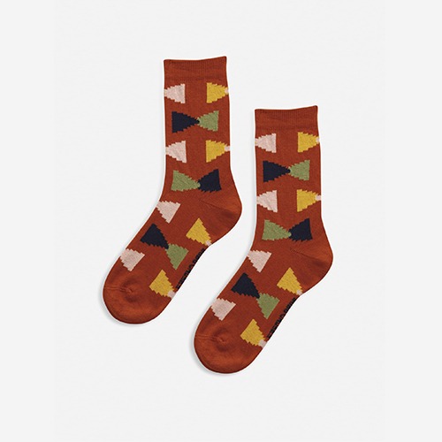 [bobochoses] Geometric short socks