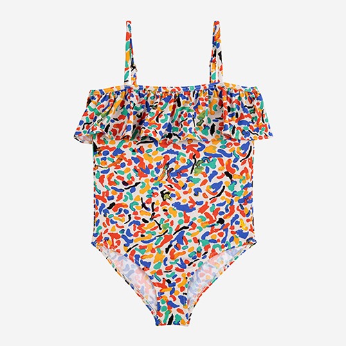 [bobochoses] Confetti all over flounce swimsuit