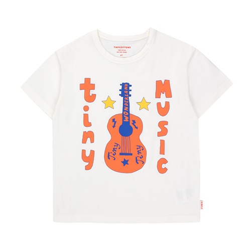 [tinycottons] TINY MUSIC TEE - off-white
